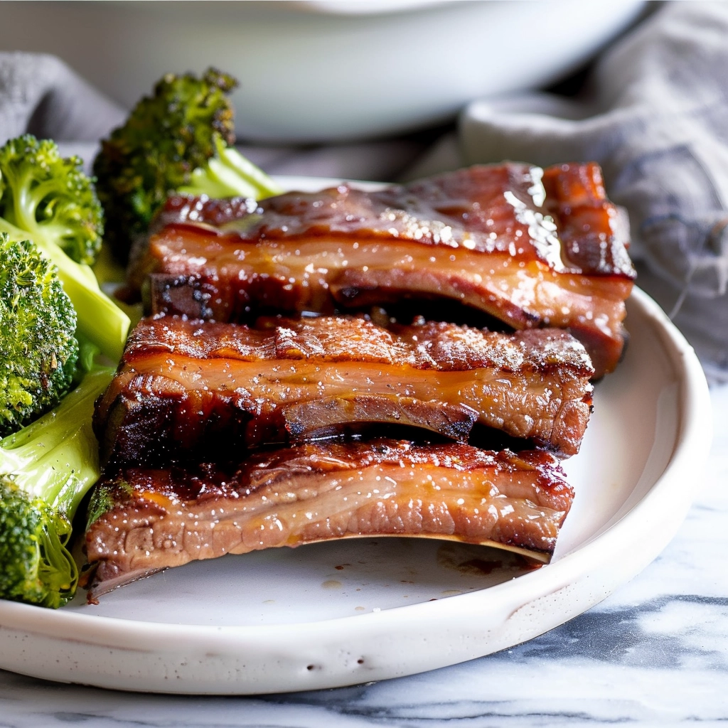 Crispy Oven-Baked Pork Belly Strips Recipe - Recipe Image