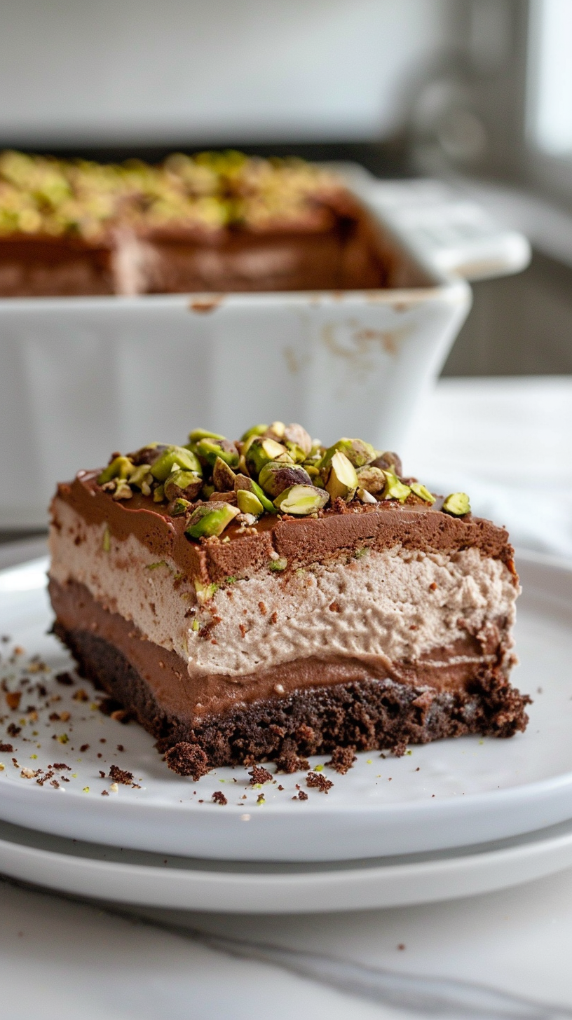 Dubai Chocolate Pistachio Brownies Recipe