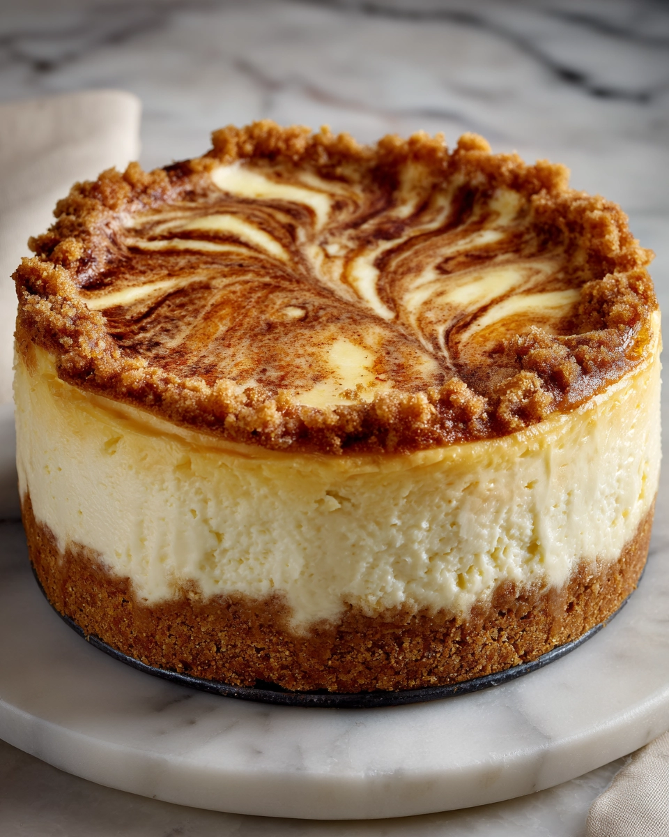 Cinnamon Swirl Cheesecake Recipe