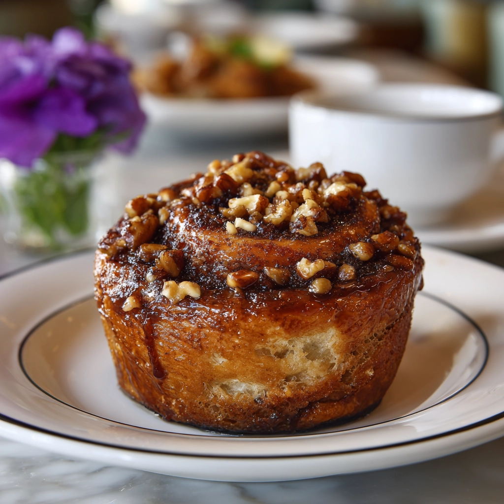 Cinnamon Rolls with Nuts Recipe 6 Cinnamon Rolls with Nuts Recipe - Recipe Image