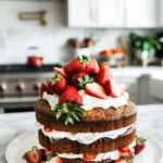 German Strawberry Cake (Erdbeerkuchen) Recipe