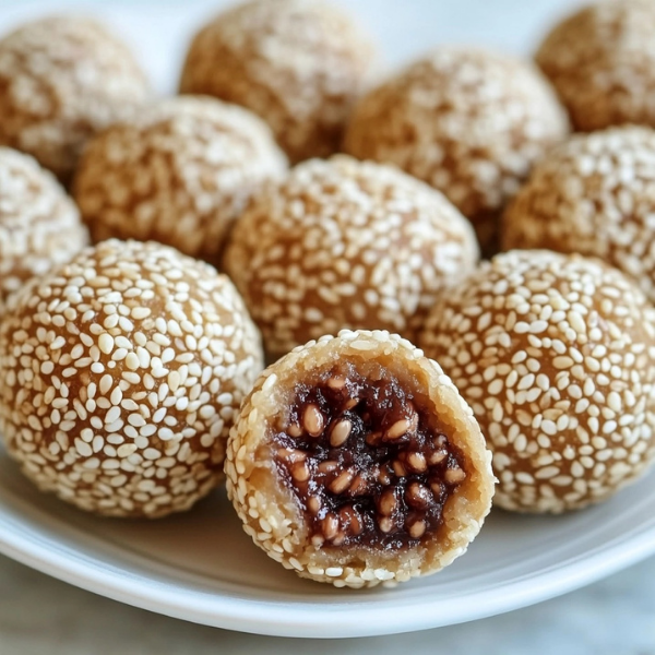 Sesame Balls with Red Bean Filling