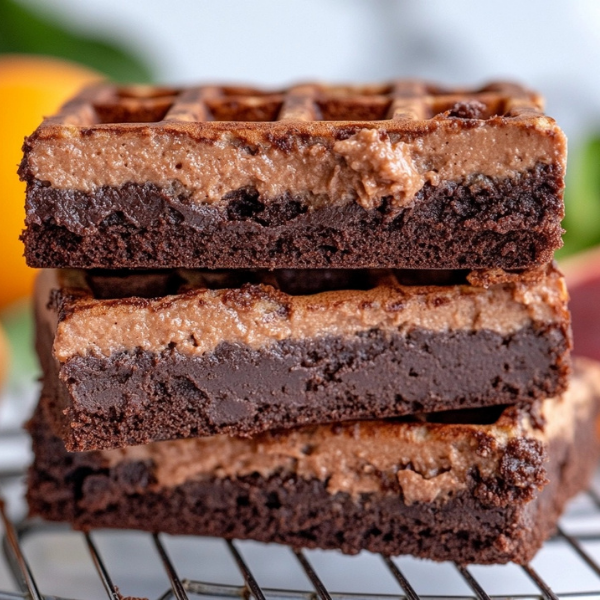 Chocolate-Vanilla Waffles