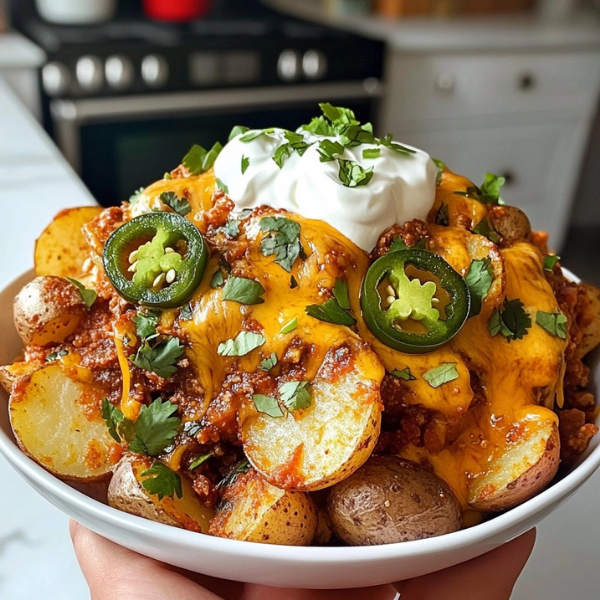 Taco Bell Copycat Cheesy Fiesta Potatoes