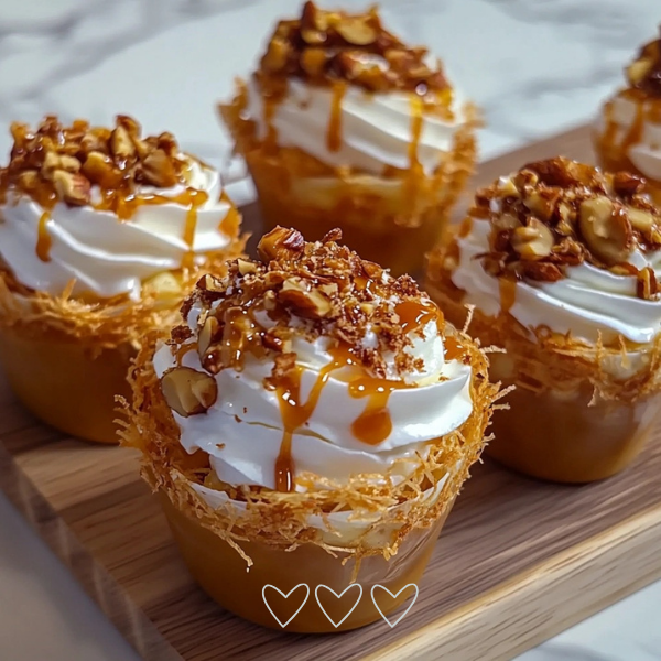 Irresistible Kadaif Cream Cups