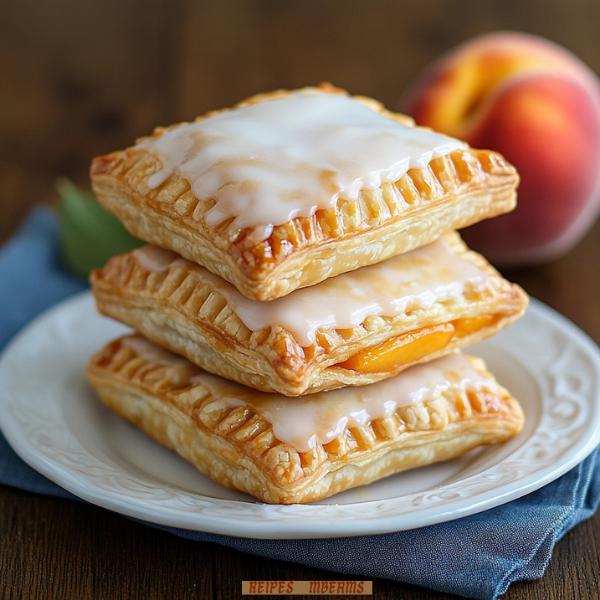 Glazed Peach Hand Pies