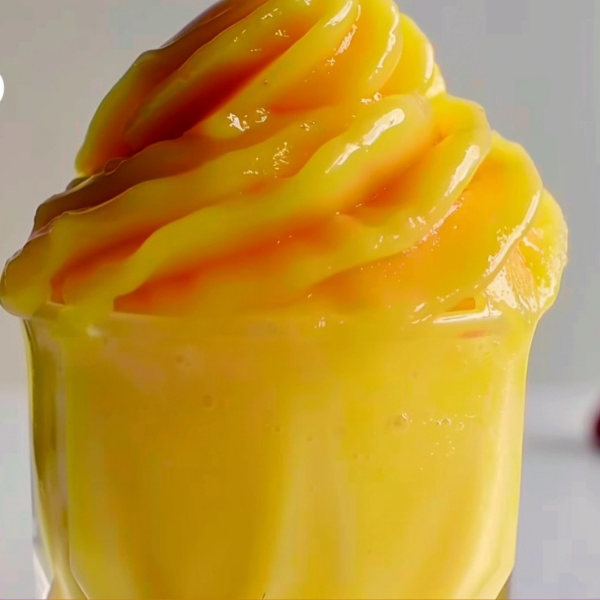 3-Ingredient Healthy Mango Slushie