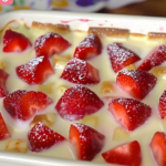 Strawberry Bread Pudding 3 Strawberry Bread Pudding
