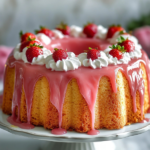 Strawberry Buttermilk Pound Cake
