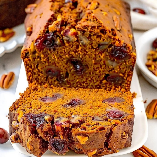 Cranberry Pecan Pumpkin Bread
