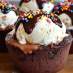 Brownie Sundae Cups 3 Brownie Sundae Cups