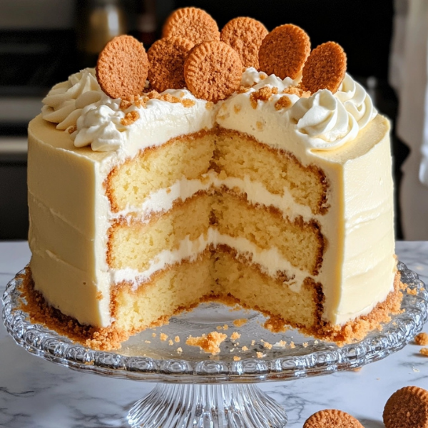 Mile High Banana Pudding Pound Cake