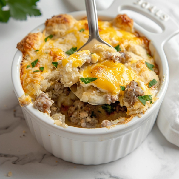 Cheesy Breakfast Pot Pie