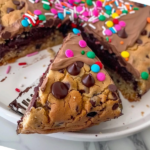 Chocolate Chip Cookie Cake 3 Chocolate Chip Cookie Cake