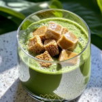 Iced Matcha Latte with Honeycomb Toffee 3 Iced Matcha Latte with Honeycomb Toffee