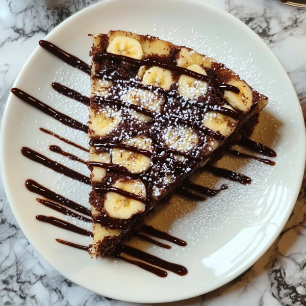 Chocolate Banana Swirl Cake