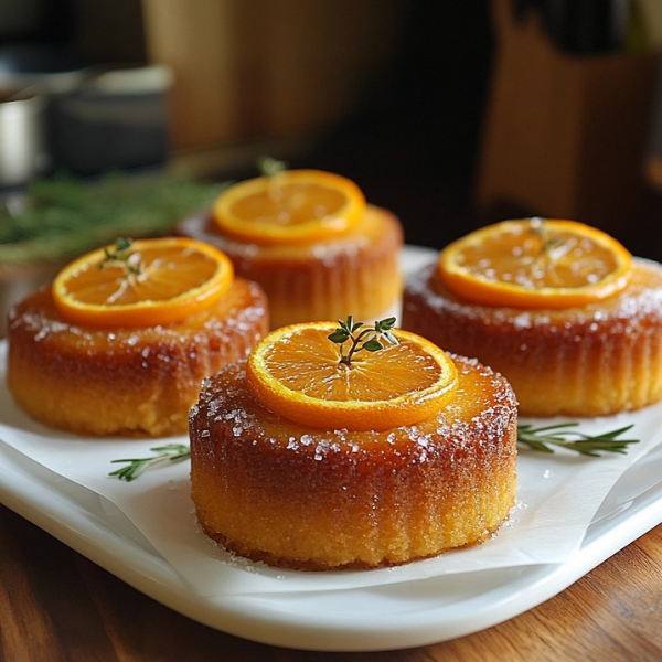 Orange Ginger Honey Cakes