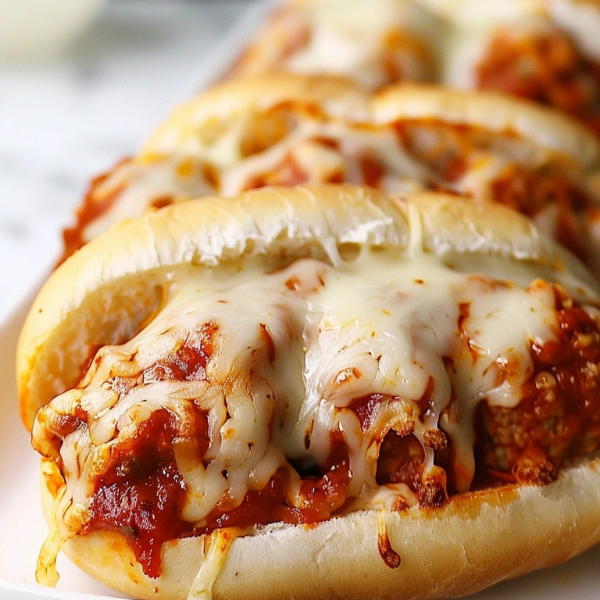 Oven-Baked Meatball Subs