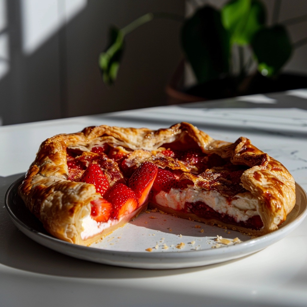 Strawberry Ricotta Galette Recipe - Recipe Image
