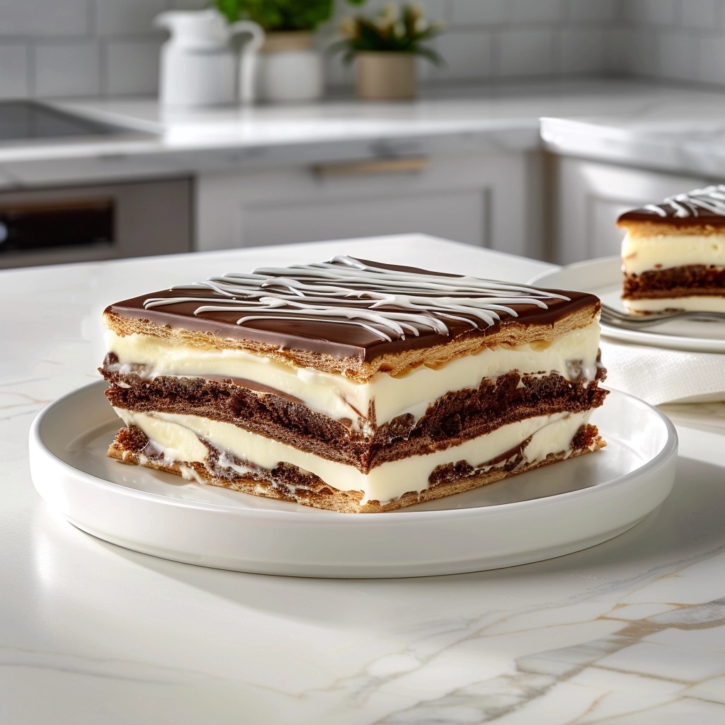Eclair Pie Recipe - Recipe Image