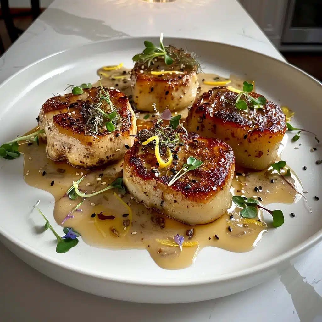 Seared King Oyster Mushrooms with Miso Butter Sauce Recipe 6 Seared King Oyster Mushrooms with Miso Butter Sauce Recipe - Recipe Image