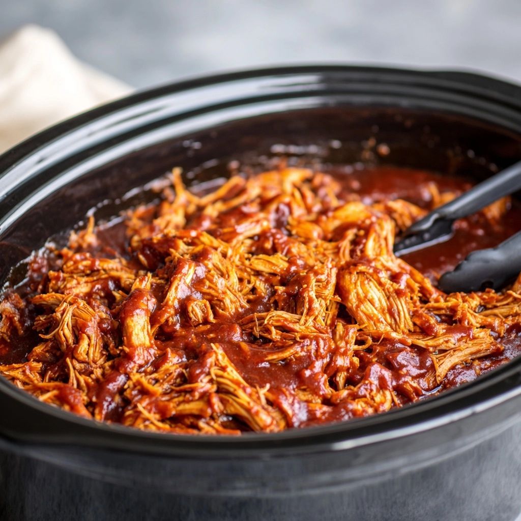 Crockpot BBQ Pulled Chicken Recipe - Recipe Image