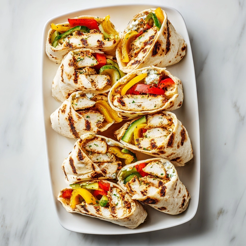 Tzatziki Chicken Wraps Recipe - Recipe Image