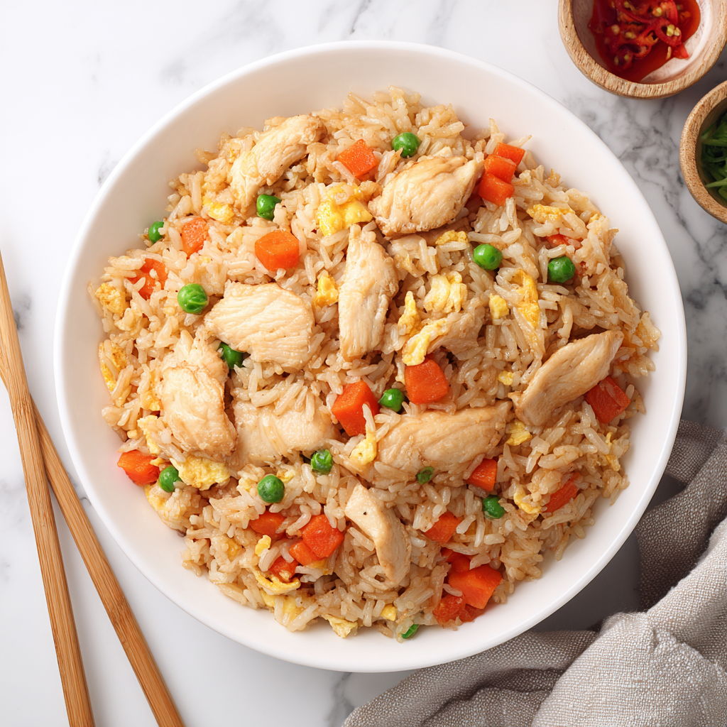 Chicken Fried Rice Recipe - Recipe Image