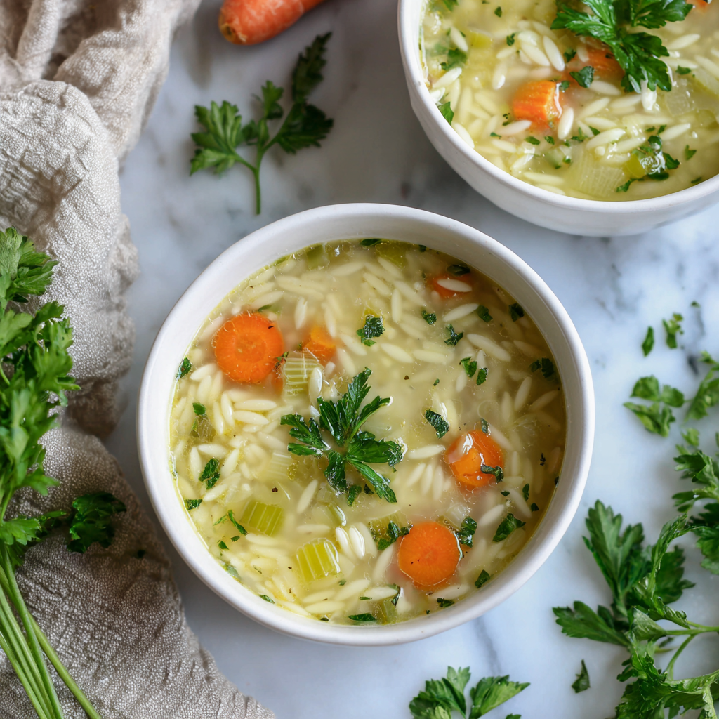 Vegetable Soup with Orzo Recipe - Recipe Image