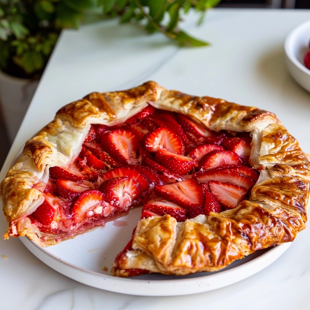 Strawberry Ricotta Galette Recipe - Recipe Image