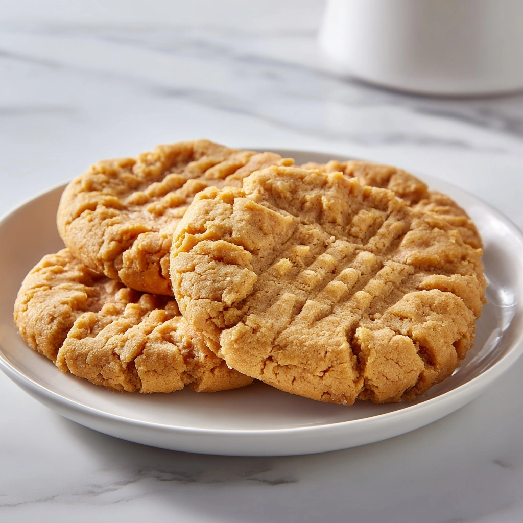3-Ingredient Peanut Butter Cookies Recipe - Recipe Image