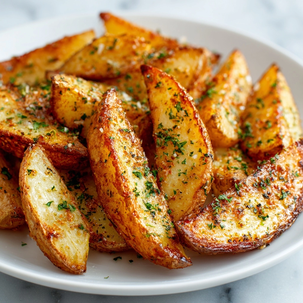 Baked Potato Wedges Recipe - Recipe Image