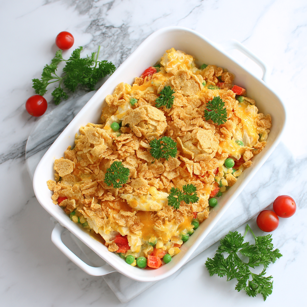 Quick Rotisserie Chicken Casserole Recipe