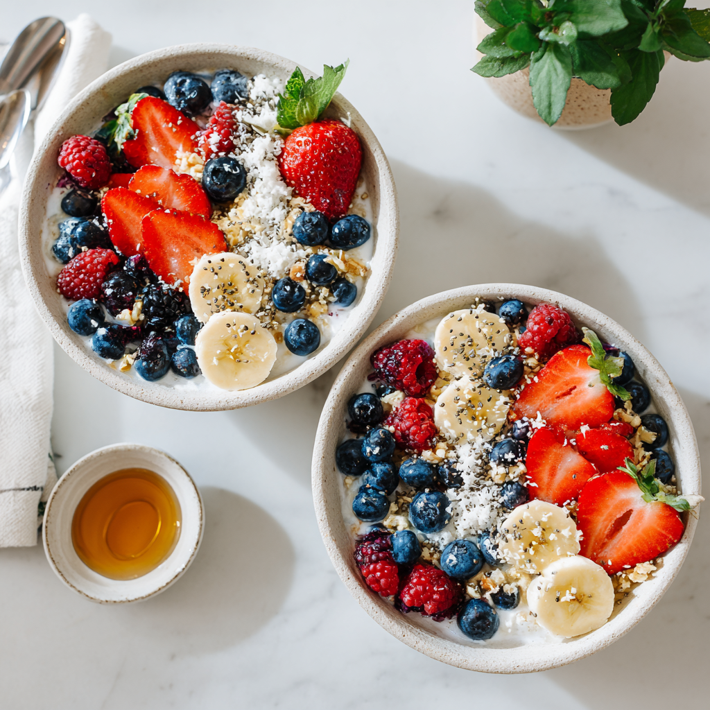 Greek Yogurt Breakfast Bowls Recipe - Recipe Image