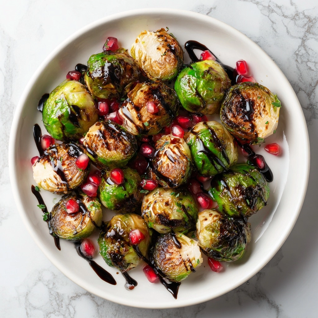 Roasted Brussels Sprouts with Balsamic Glaze Recipe - Recipe Image