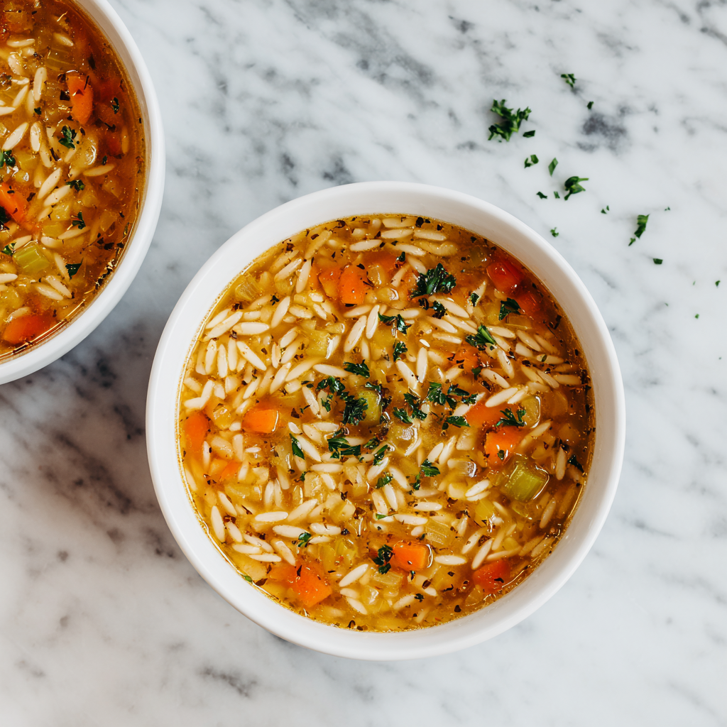 Vegetable Soup with Orzo Recipe - Recipe Image