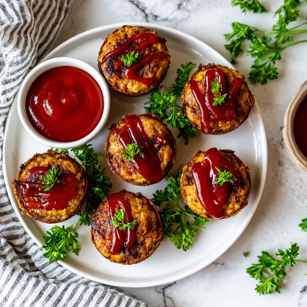 Mini Meatloaf Muffins Recipe - Recipe Image