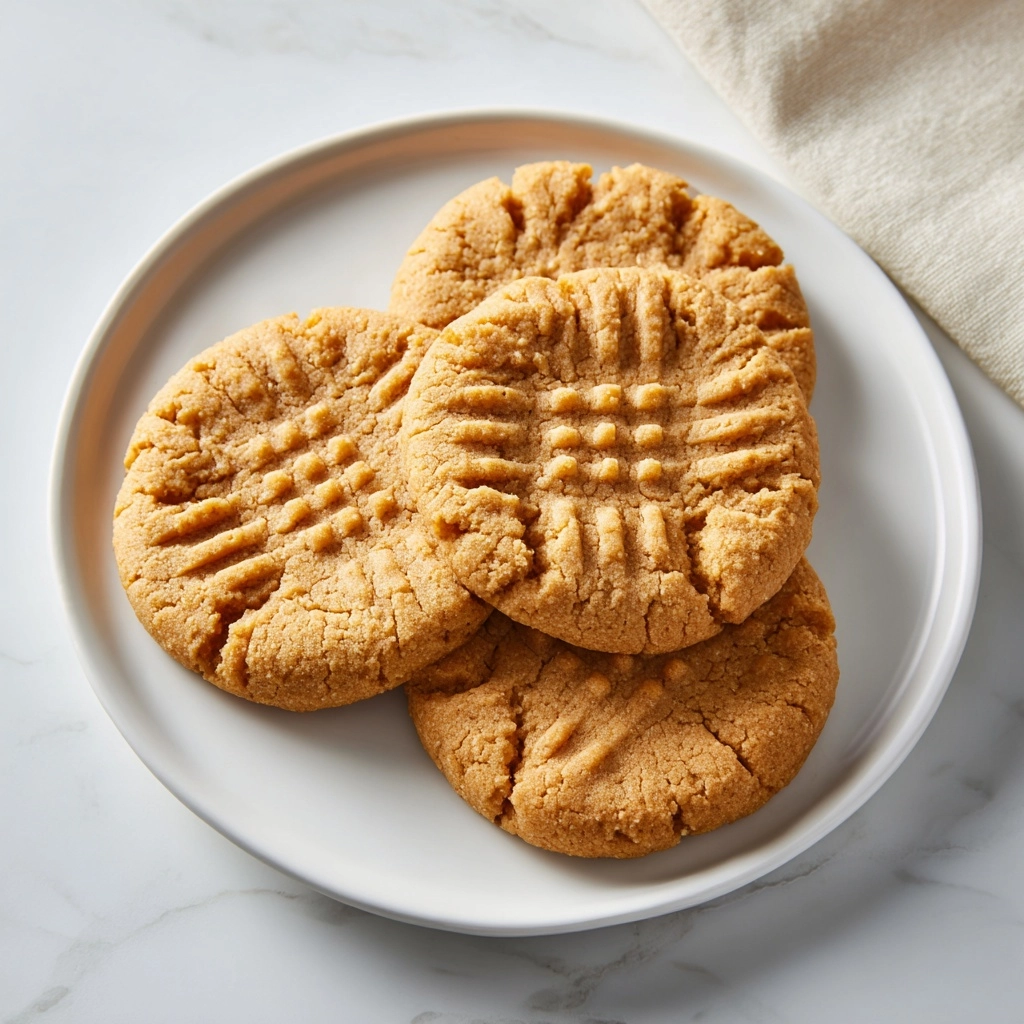3-Ingredient Peanut Butter Cookies Recipe - Recipe Image