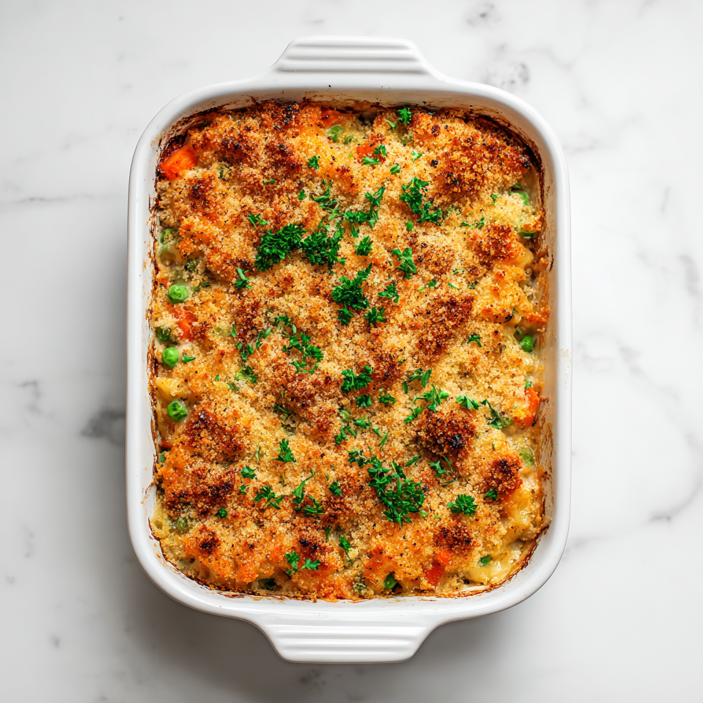 Quick Rotisserie Chicken Casserole Recipe - Recipe Image