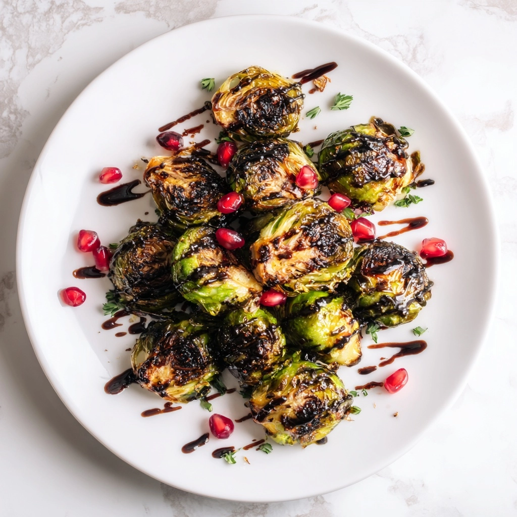 Roasted Brussels Sprouts with Balsamic Glaze Recipe - Recipe Image