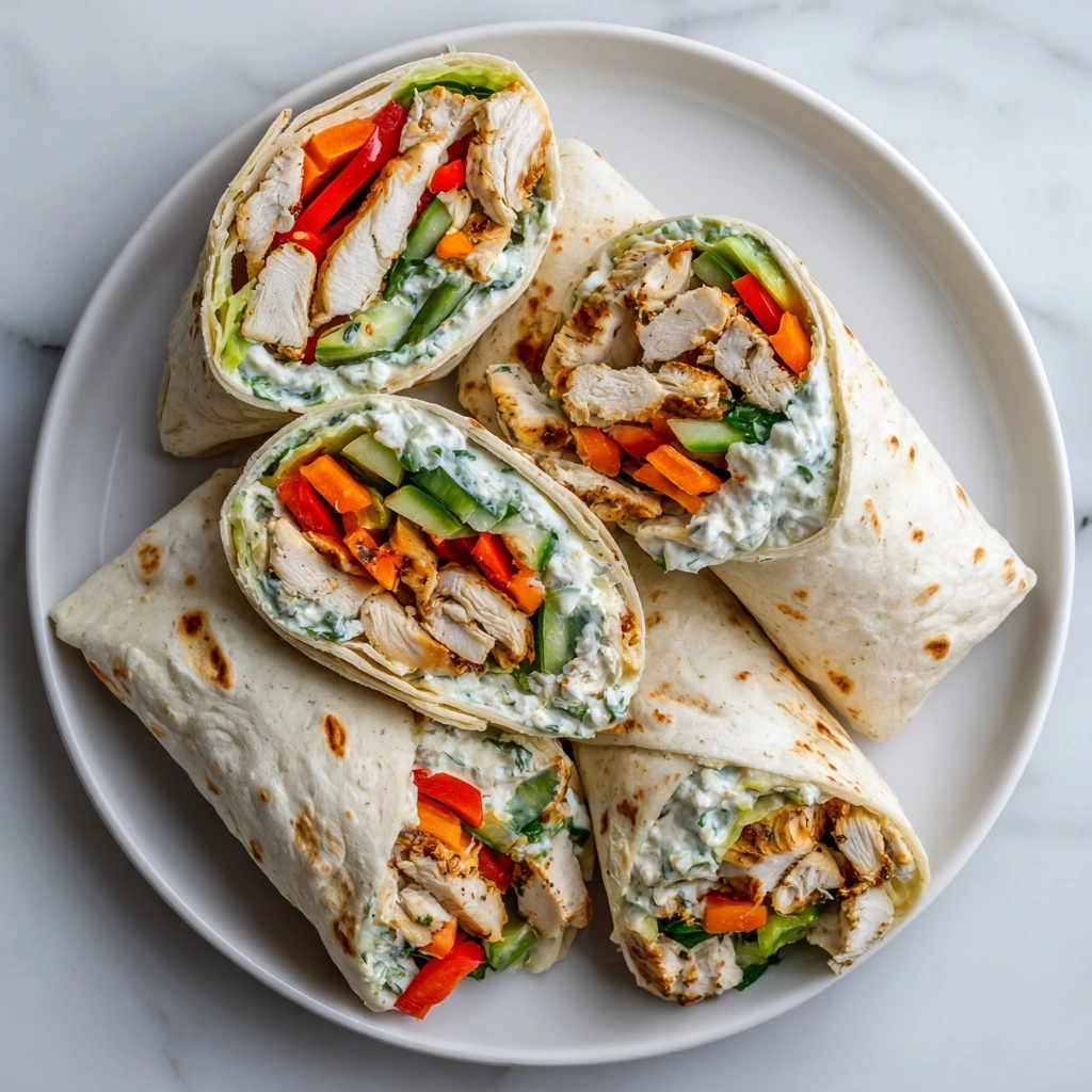Tzatziki Chicken Wraps Recipe - Recipe Image