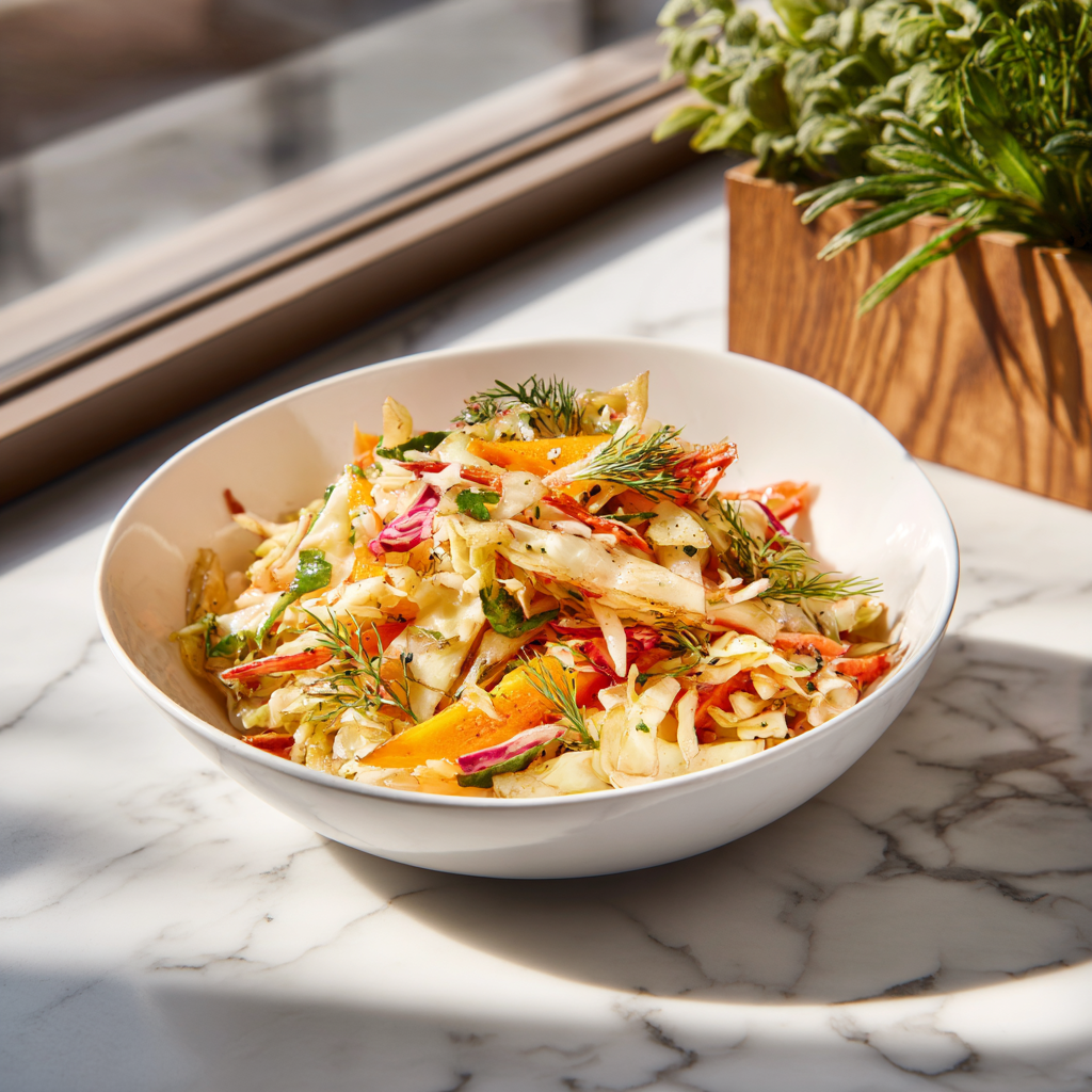 Cabbage and Carrot Slaw Recipe