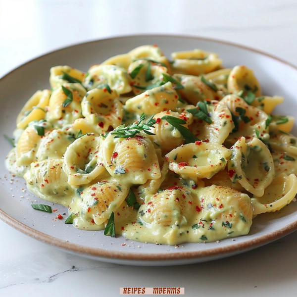 Sulfite-Free Avocado & Greek Yogurt Pasta