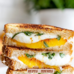 Honey Peach White Cheddar Grilled Cheese 3 Honey Peach White Cheddar Grilled Cheese