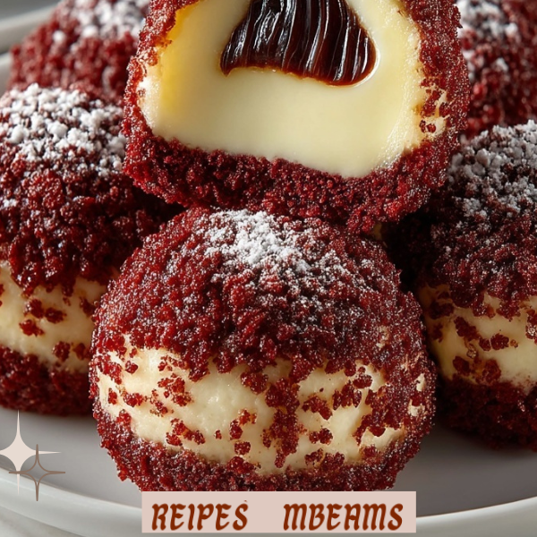 Red Velvet Cheesecake Bites