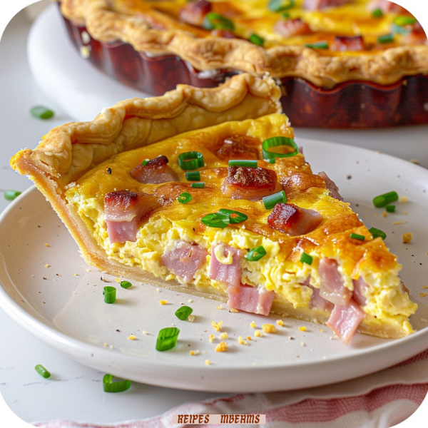 Classic Ham & Cheese Quiche