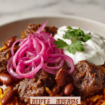 Slow Cooked Beef Shin Chilli with Tomato Rice 3 Slow Cooked Beef Shin Chilli with Tomato Rice