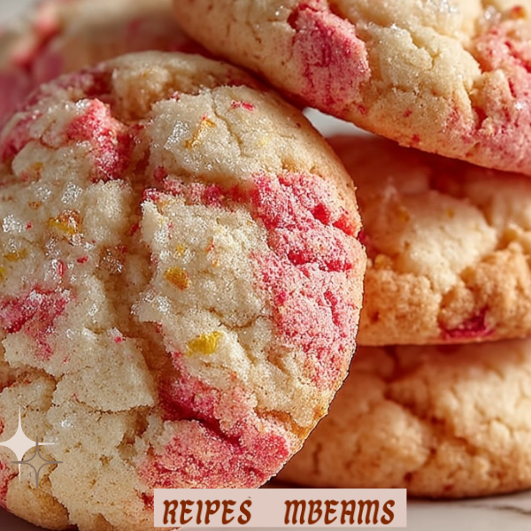 Fresh Strawberry Lemonade Sugar Cookies