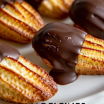 Chocolate-Dipped Madeleines Recipe