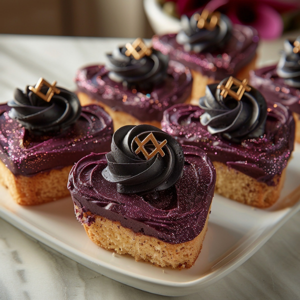 Blackberry Galaxy Gemini Mini Cake